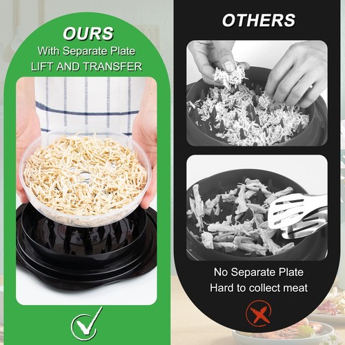 Upgrade Chicken Shredder, Chicken Breast Shredding Tool Twist Large, Meat Twi... - Picture 3 of 7