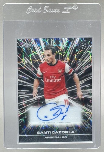 2025 Topps Chrome Santi Cazorla Black