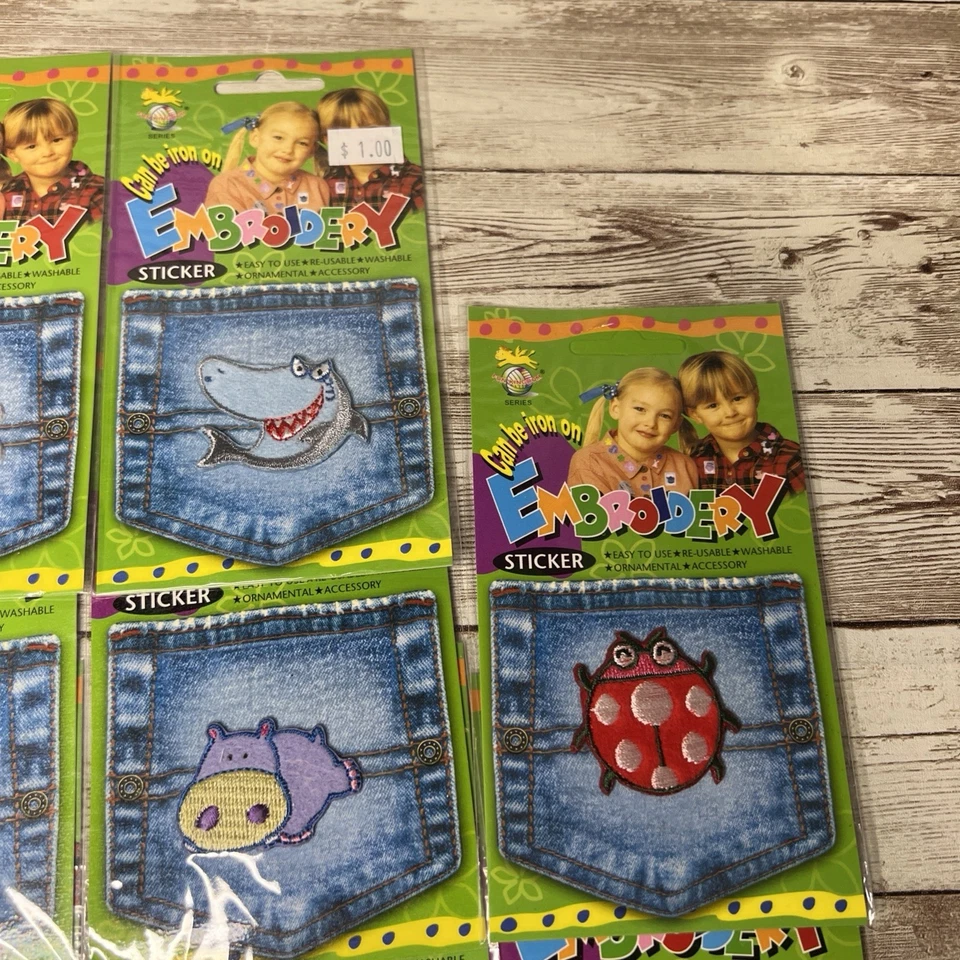 Lot of 10 Embroidery Patches - Iron On - Fun Kingdom Series - Kids Animals - Image 3 of 4