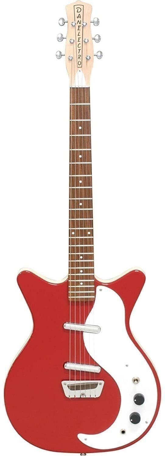 DanelectroStock 59 Винтажный красный