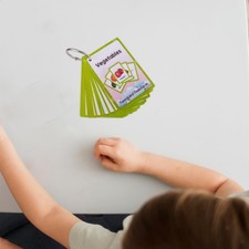 English Flash Cards Portable Pocket Card for Pre Kindergarten Preschool Baby