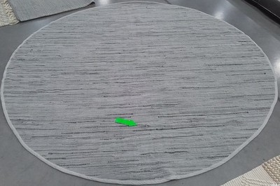 GREY 9'-0'' x 9'-0'' Broken Thread Rug, Reduced Price 1172780515 RAR121A-9R