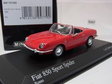 Rare itemFIAT 850 Sport Spider 1968 Rosso 1/43 [Fiat Sport Spider] 400121230