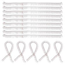 30Pcs Reusable Nylon Doll Eyelashes Brown Craft Decorative False Lashes