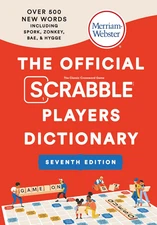 The Official SCRABBLE® Players Dictionary, Seventh Ed., Newest Edition, 2023 Cop