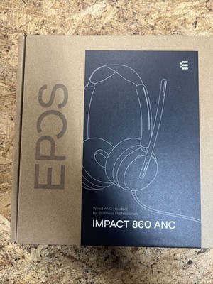 EPOS Impact 860 ANC Headset Microsoft Teams Active Noise Cancelation NEW