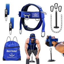 - Neck Exerciser and Neck Trainer. Adjustable Neck Harness Weight Lifting, 4 ...