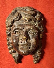 Scultura Antica. Maschera in legno, '600