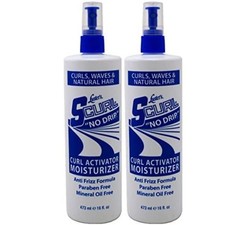 Lusters S-Curl Activator Moisturizer No-Drip 16 Ounce 473ml 2 Pack
