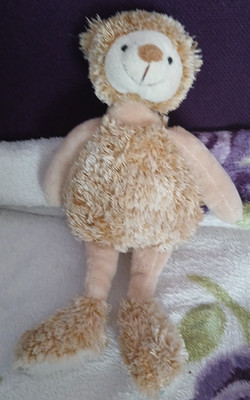 The Plush Co süßer brauner Teddybär Stofftier Plüschtier Tröster Baby Komfort