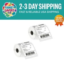 4x6 Thermal Labels, 500 Count, Water-Resistant & Compatible with Most Printers