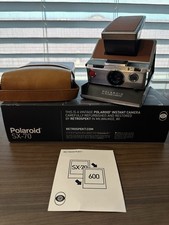 Polaroid SX-70 Instant Land Camera 600 Film Converted Tested and Working