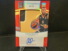 2024 Crown Royale Euroleague Silhouettes SIL-DIA Alpha Diallo Patch Auto /25