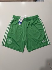 Adidas Manchester United GK Shorts Green JP3056 Mens Large NWT