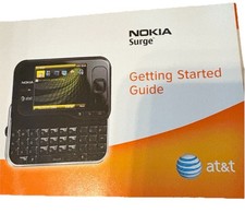 Nokia Surge User Guide Book Manual Cd Disc Getting Started