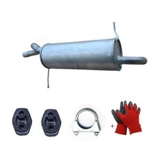 Endschalldämpfer Endtopf  + Montagesatz Auspuff für Ford Ecosport  1.5 Ti Neu