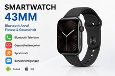 Smartwatch 43mm Bluetooth Anruf FitnessHerzfrequenz Blutdruck Schlaf …