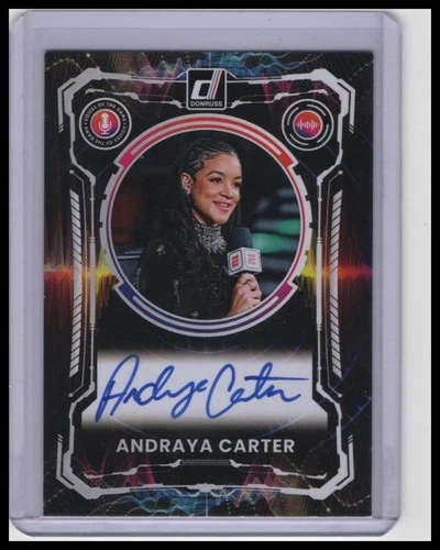 2025 Panini Donruss WNBA Andraya Carter VOICES OF THE GAME AUTO #VS-AC SP