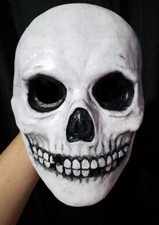 MISFITS The Fiend SKULL Latex HALF MASK Costume Cosplay Halloween Horror ghost