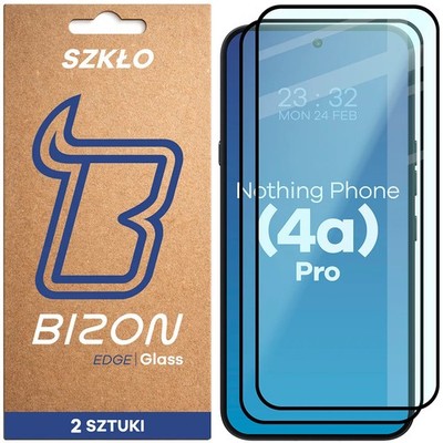2x Schutzglas für Nothing Phone (4a) Pro Bizon Displayschutzglas Hartglas Glas