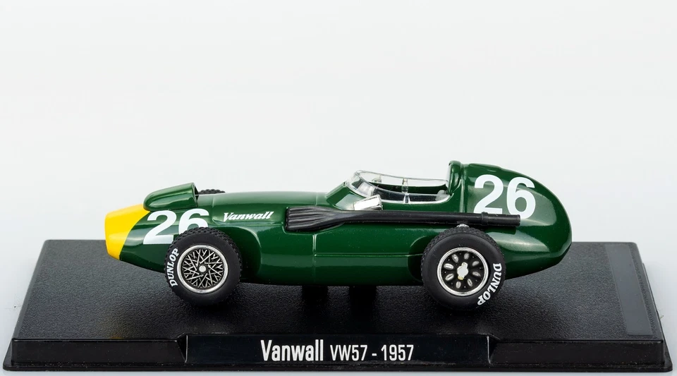 Vanwall VW57 Stirling Moss 1957 Scala 1:43 Modellino Storico Formula 1 F1 N° 26 - Immagine 2 di 4