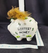 Cute Novelty Ceramic Piggy Bank With 