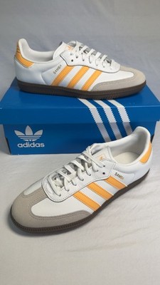 adidas Samba OG J White Hazy Orange JR3131 Youth Size 5 Womens 6.5 New In Box