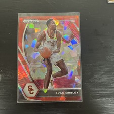 2021-22 Panini Prizm Draft Picks - Evan Mobley #2 Red Ice Prizm (RC)