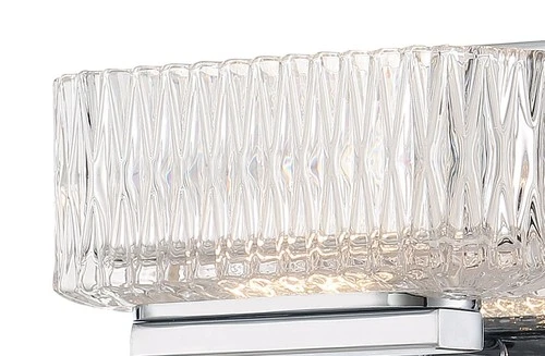 Minka Lavery 2001-L Sparren 5" Tall LED Bathroom Sconce - Chrome - Picture 3 of 3