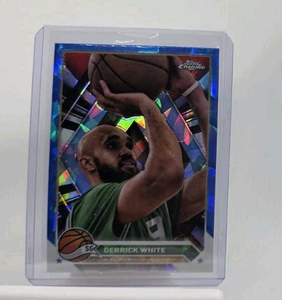Derrick White #141 2023-24 Topps Chrome Sapphire Edition Basketball