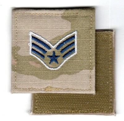 US Space Force Rank (used prior to Sep 2021) Senior Airman (hook & loop)