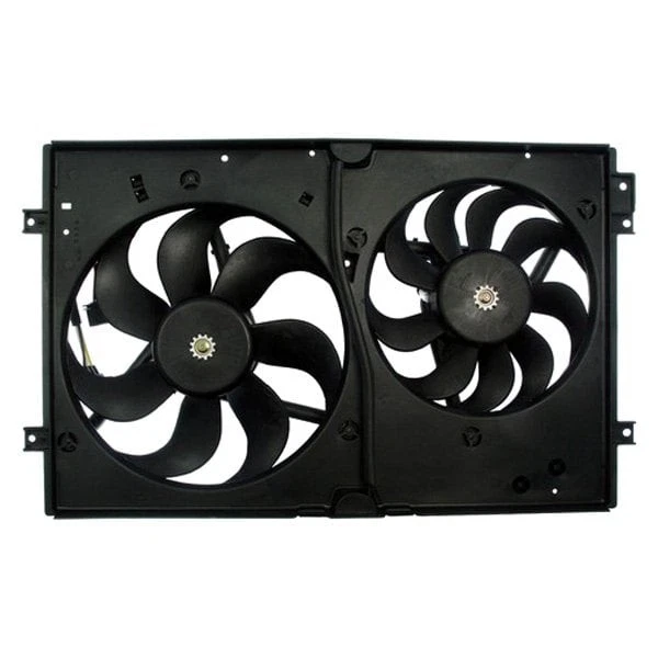 For Volkswagen Jetta 1999-2005 VDO Dual Radiator & Condenser Fan Assembly - Изображение 4 из 4