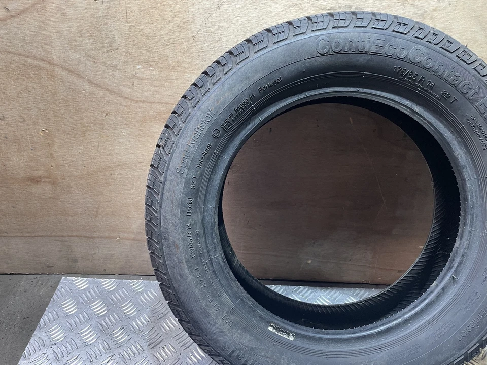 175/65/14 CONTINENTAL CONTIECOCONTACT PART WORN TYRE 7.37MM TREAD X1 - Image 3 of 4