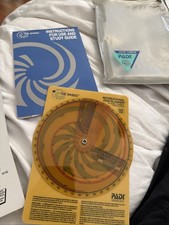 PADI The Wheel Table Recreational Scuba Dive Planners Instruction Booklet