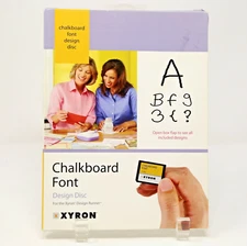 New Xyron Design Runner Design Disc Chalkboard Font Scrapbooking Cards Crafts
