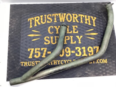 Vintage Harley Electric Start Shovelhead FX 65463-73 Exhaust Header Pipe OEM