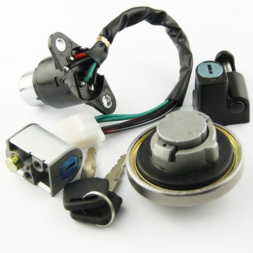 Ignition Key Switch Lock Set for Honda CMX250 REBEL 1985-2014 CA125 1995-1999 - Picture 3 of 5