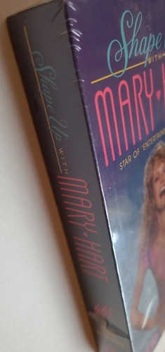 SEALED 1989 Shape Up With Mary Hart VHS Workout Aerobics Vintage Avon - Picture 4 of 4