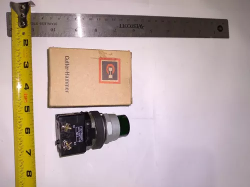 EATON CUTLER-HAMMER HT8GBGV7 ILL GRN PB 120V RES