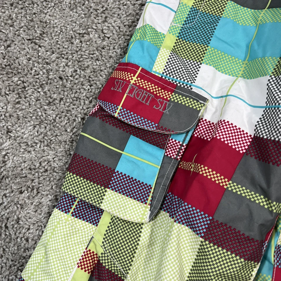 Youth 686 Smarty Tech Lily Snowboard Ski Pants Multicolor Geometric Girls Sz Med - Imagem 4 de 4
