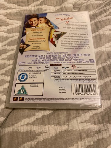 Miracle On 34th Street (DVD, 2006) (DVD)-REGION 2- NEW/SEALED - Picture 2 of 2