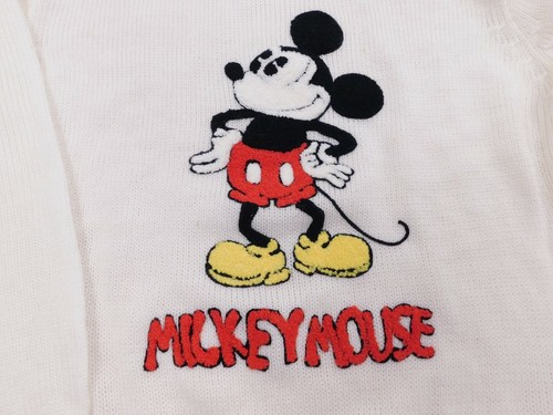 Vintage DISNEY Mickey Mouse Sweater by "Disney Character Fashions" Men's Large - Picture 2 of 5