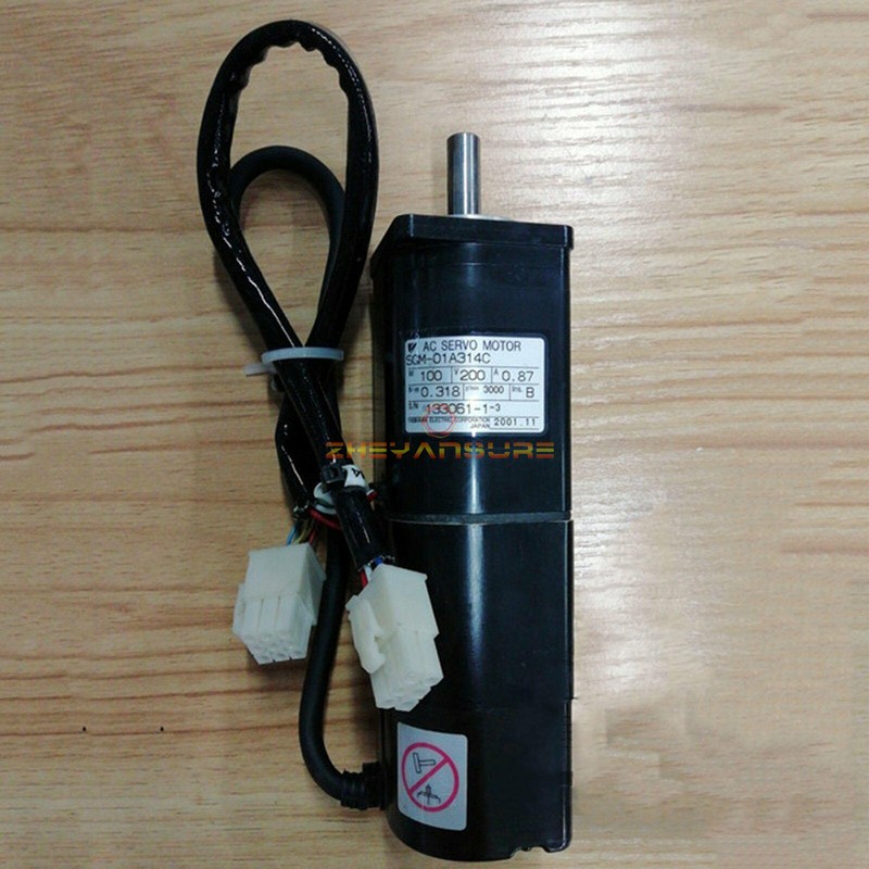 Used One Yaskawa servo motor SGM-01A314C TESTED