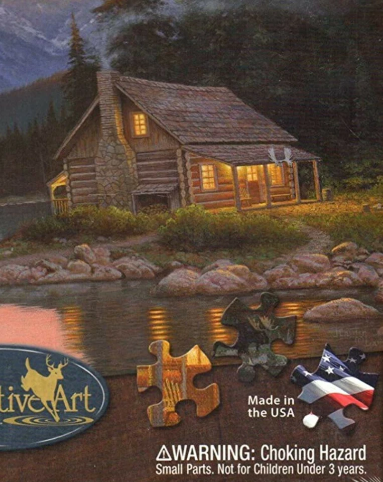 Hayden Lambson's Premier 550 Piece Jigsaw Puzzle Tranquility New in Sealed Box - Image 3 of 4