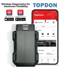 💪NEWEST TOPDON TopScan BT OBD2 scanner BI-directional Code Reader Full System