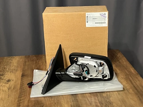 BMW 5 E60 E61 OEM ULO LEFT Mirror Base Matte Heat Dim Mem Light LHD until 09/05