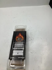 PACK OF 100 High Teck Premium Single Edge 0.009" Thick Standard Razor Blades