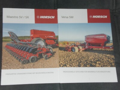 HORSCH Versa SW, Maestro SV/SX Sämaschinen Prospekte von 2023 ( 24670 )