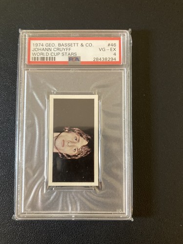 Johann Cruyff #46 1974 Geo. Bassett & Co. World Cup Stars card