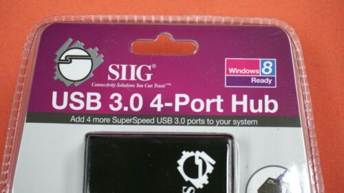 Brand New SIIG USB 3.0 5GB/s 4-Port HUB JU-H40512-S2 for Windows and Mac (2XW - Picture 4 of 11